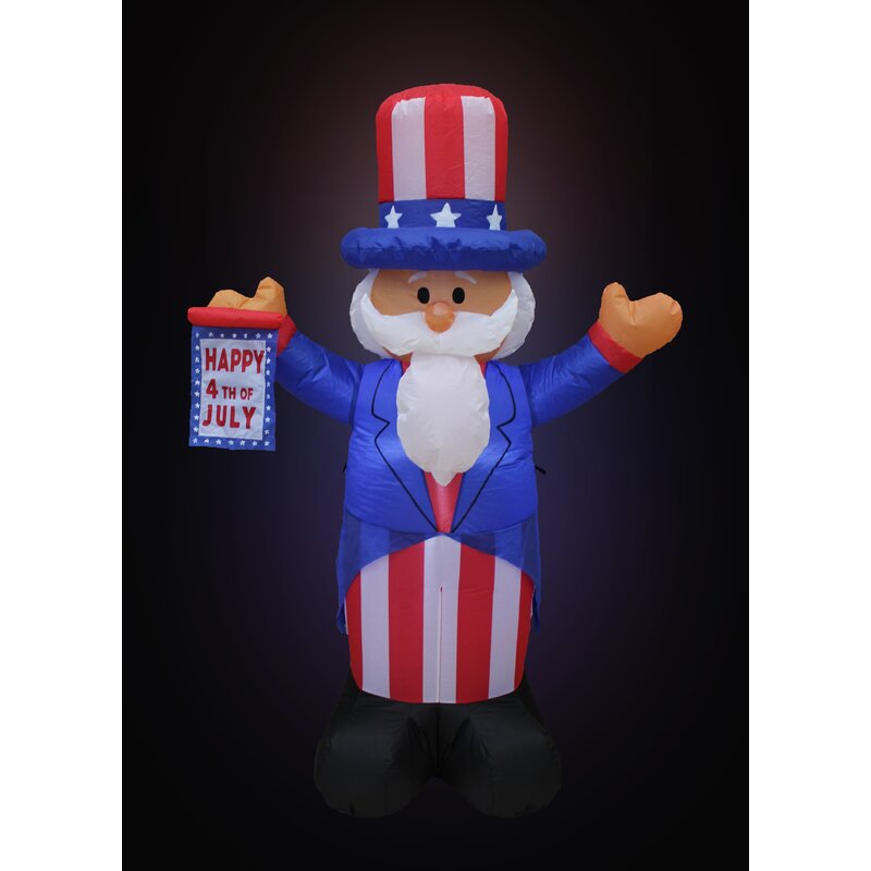 9 Foot Tall Patriotic Independence Day 4th of July offers Inflatable